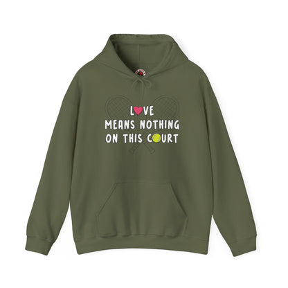 Love Means Nothing Hooded Sweatshirt The Devil's Pickle