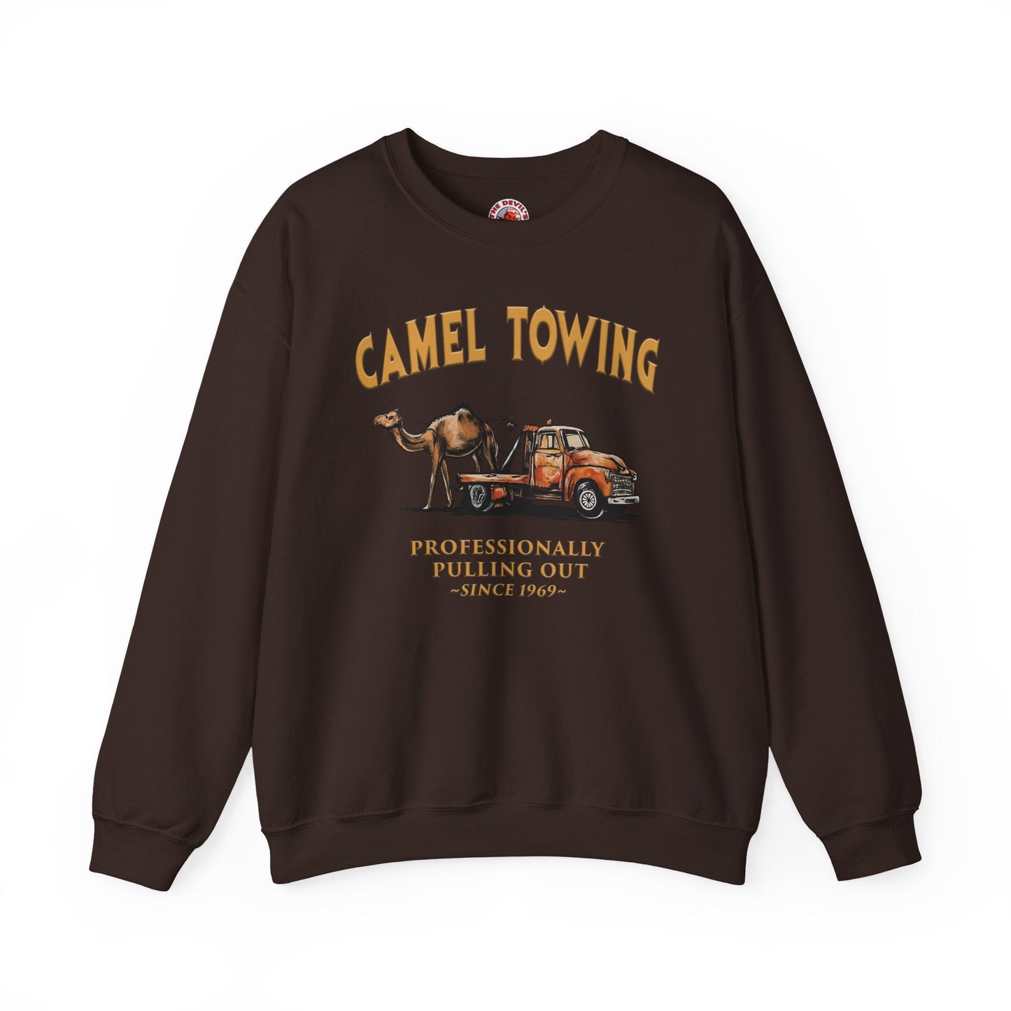 Camel Towing Crewneck Sweatshirt The Devil's Pickle