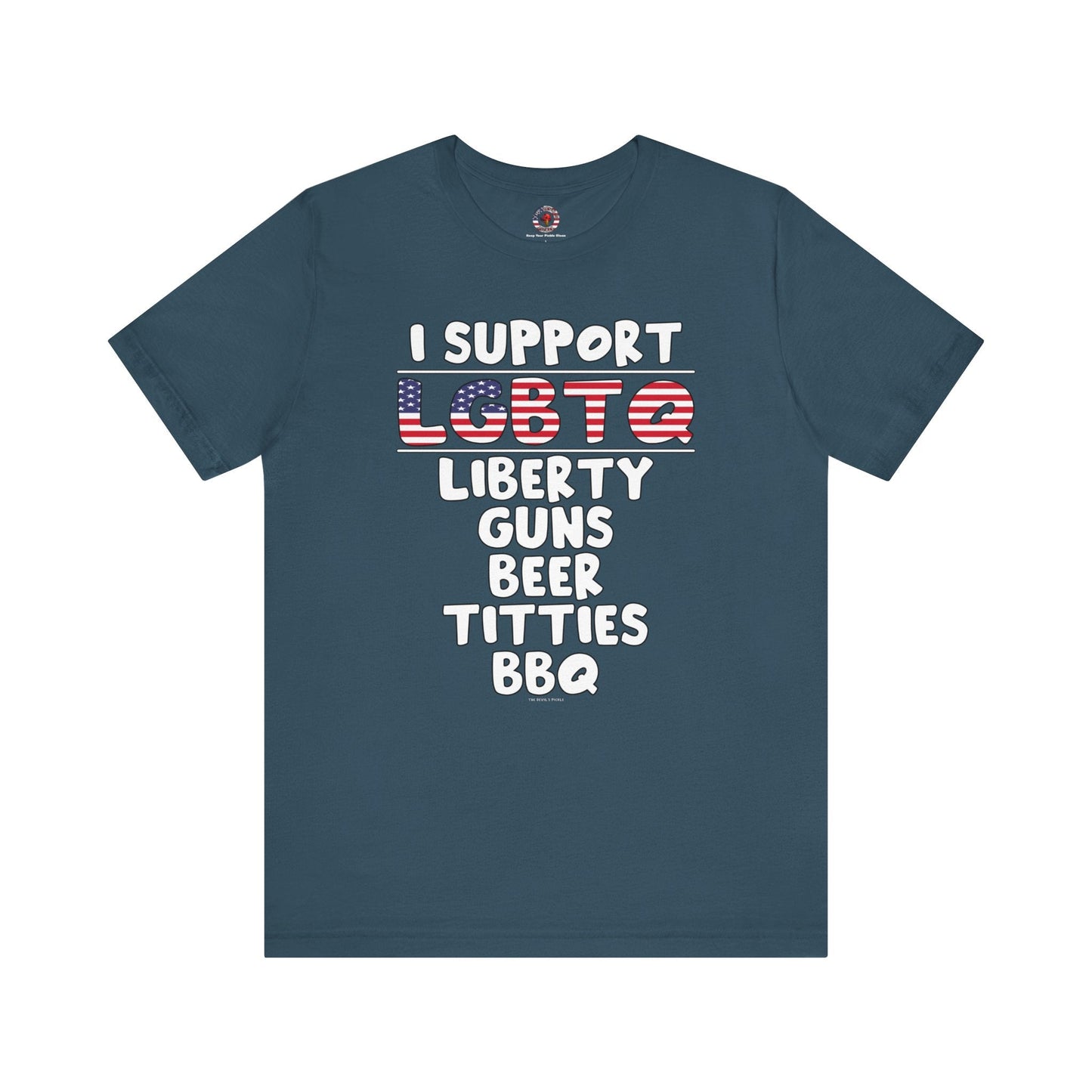 I Support LGBTQ T-Shirt The Devil's Pickle