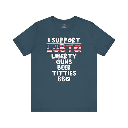 I Support LGBTQ T-Shirt The Devil's Pickle
