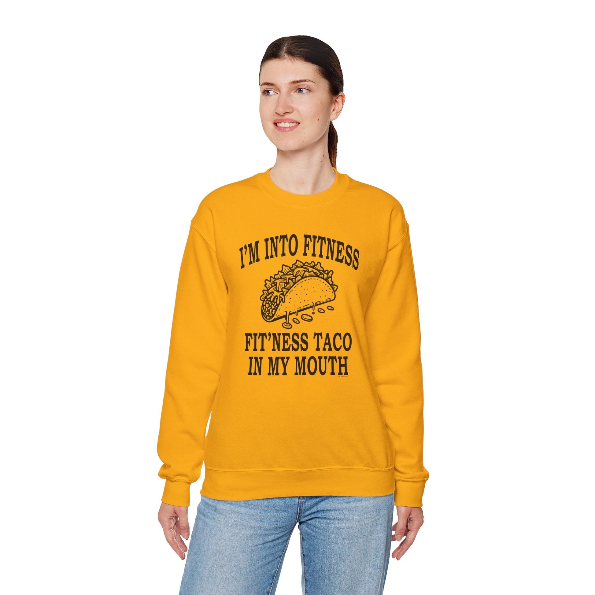 I'm Into Fitness Crewneck Sweatshirt The Devil's Pickle