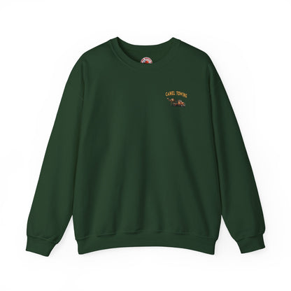 Camel Towing Back Crewneck Sweatshirt The Devil's Pickle
