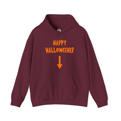 Happy Halloweener Hooded Sweatshirt The Devil's Pickle