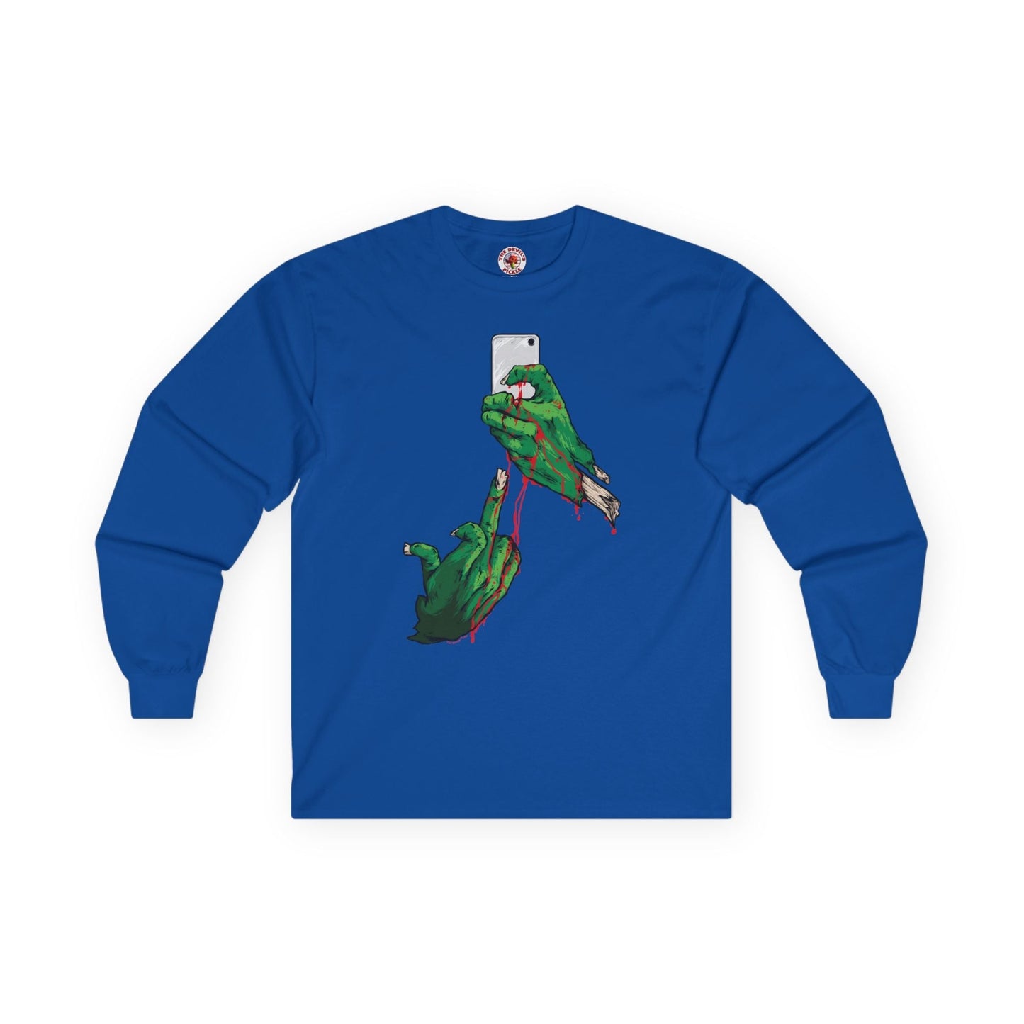 Selfie Monster Long Sleeve Tee The Devil's Pickle