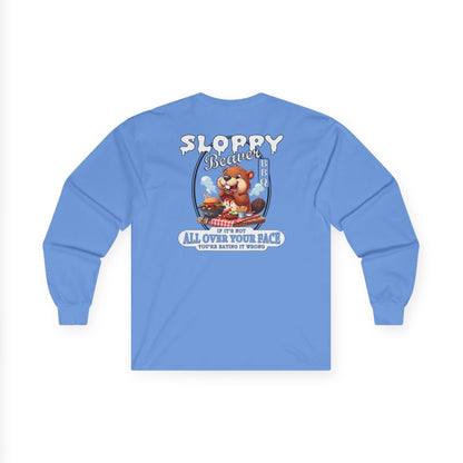 Sloppy Beaver BBQ Back Long Sleeve Tee The Devil's Pickle