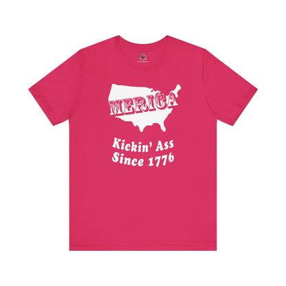 MERICA Kickin' Ass Since 1776 T-Shirt The Devil's Pickle