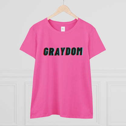 Graydom Women's Midweight Cotton Tee Graydom Grayceful LLC
