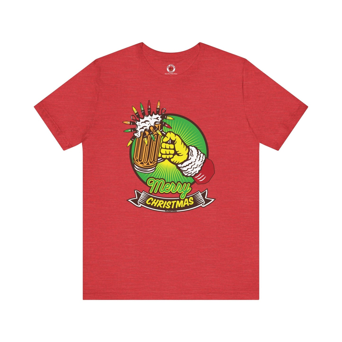 Merry Christmas Beer T-Shirt The Devil's Pickle