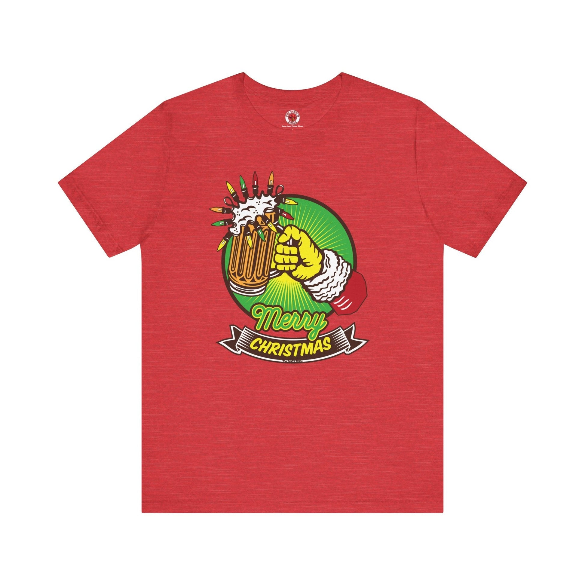 Merry Christmas Beer T-Shirt The Devil's Pickle