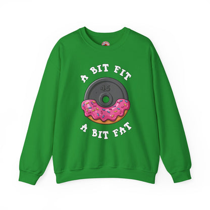 A Bit Fit, A Bit Fat Crewneck Sweatshirt The Devil's Pickle