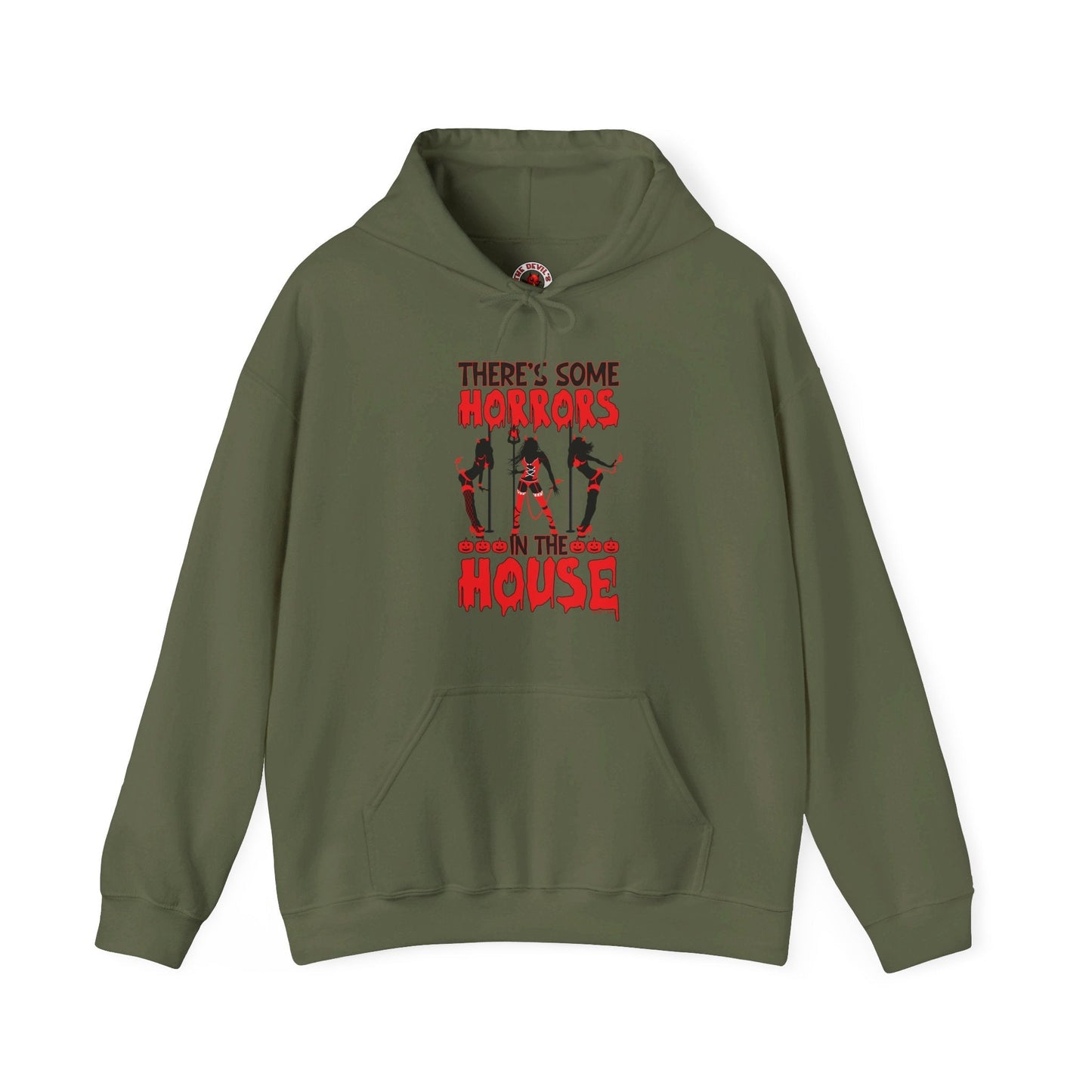 There's Some Horrors In The House Hooded Sweatshirt The Devil's Pickle