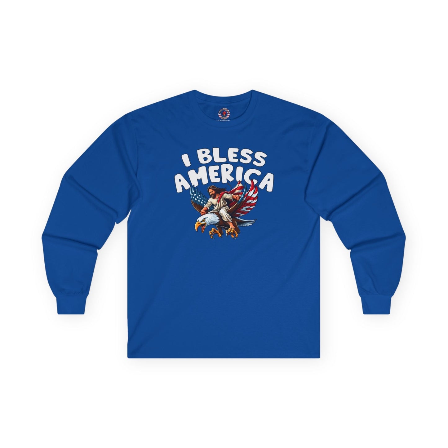 I Bless America Long Sleeve Tee The Devil's Pickle