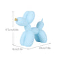 New black and white plaid balloon dog ornaments creative TV cabinet wine cabinet living room porch resin crafts