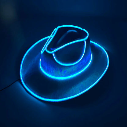 Glowing Neon Cowboy Hat ViralGalleria.com
