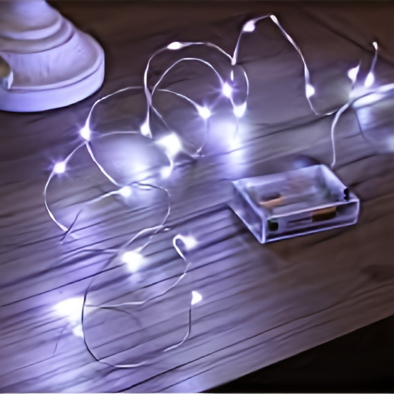 LED Fairy Lights Battery Box Copper Wire String 78.74/196.85/393.7inch Holiday Outdoor Lighting Christmas Tree Wedding Party Decoration NovaCart