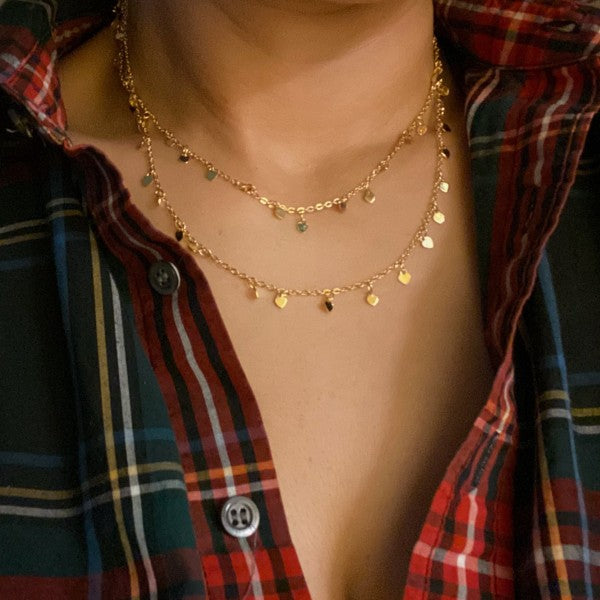 Mini Hearts All Around Long Necklace Shop Style & More | Fresh Looks, Everyday Deals & Free Shipping