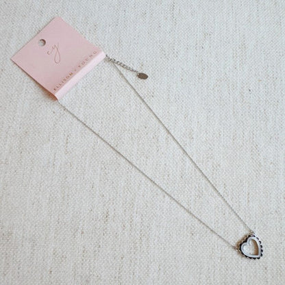 Preciously Scallop Edged Heart Necklace Shop Style & More | Fresh Looks, Everyday Deals & Free Shipping