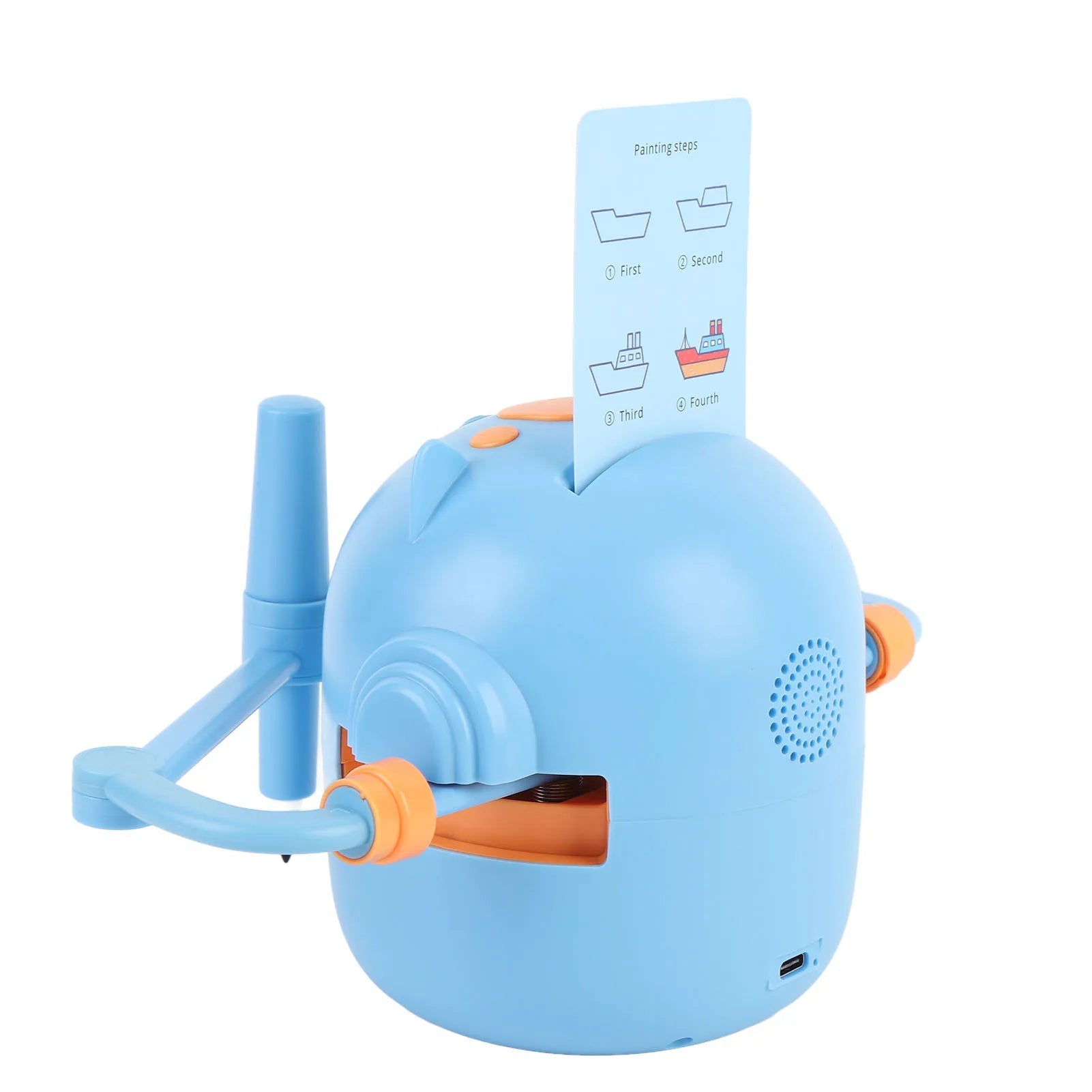 Smart Drawing Robot Educational ABS Painting Robot Easy to Operate Safe Interactive with 2 Pens 100 Sheets Cards for Studying New Era Fashion LLc