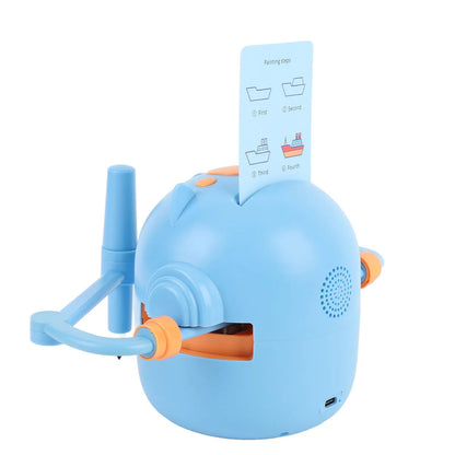 Smart Drawing Robot Educational ABS Painting Robot Easy to Operate Safe Interactive with 2 Pens 100 Sheets Cards for Studying New Era Fashion LLc