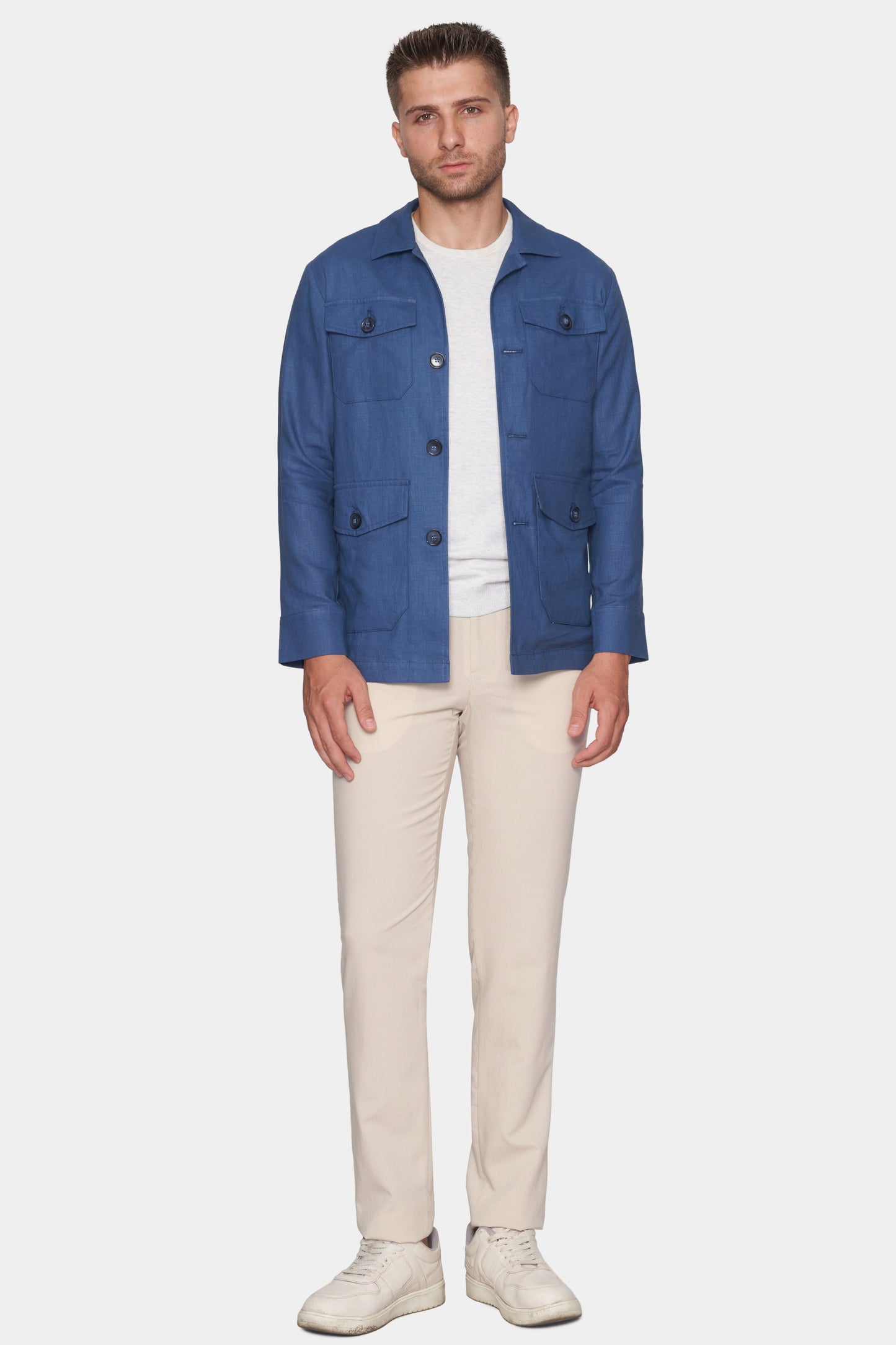 Slim Safari Coat (ocean) Bright Moons