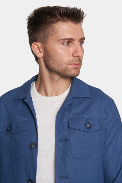 Slim Safari Coat (ocean) Bright Moons