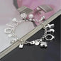 13 Pendant Charm Bracelet - Cubic Zirconia, No Plating, Fashion Jewelry Chain DailySale