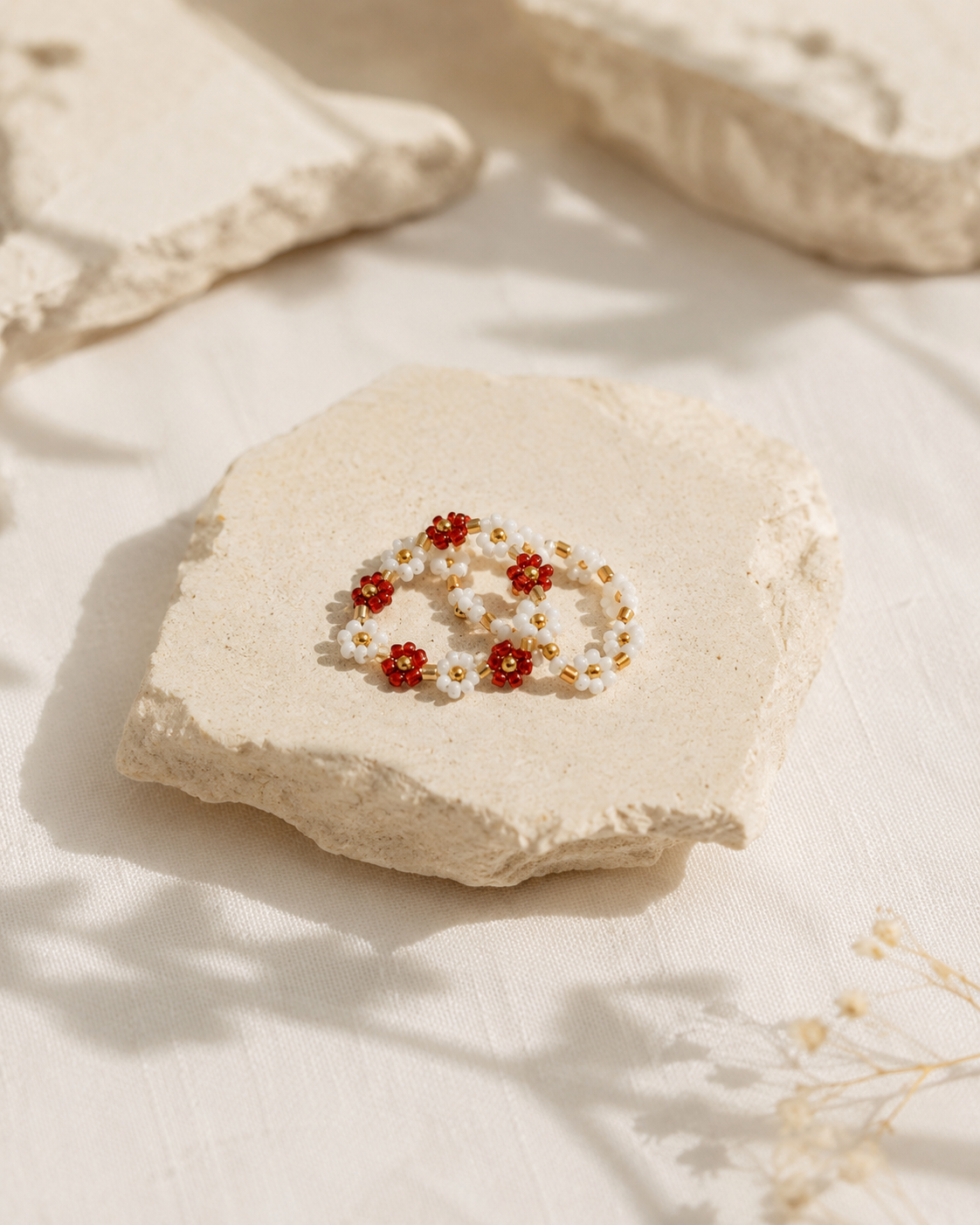 Flora Beaded Ring Village Thrive