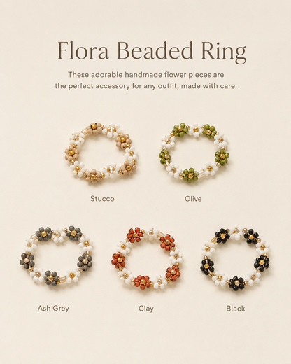 Flora Beaded Ring Village Thrive