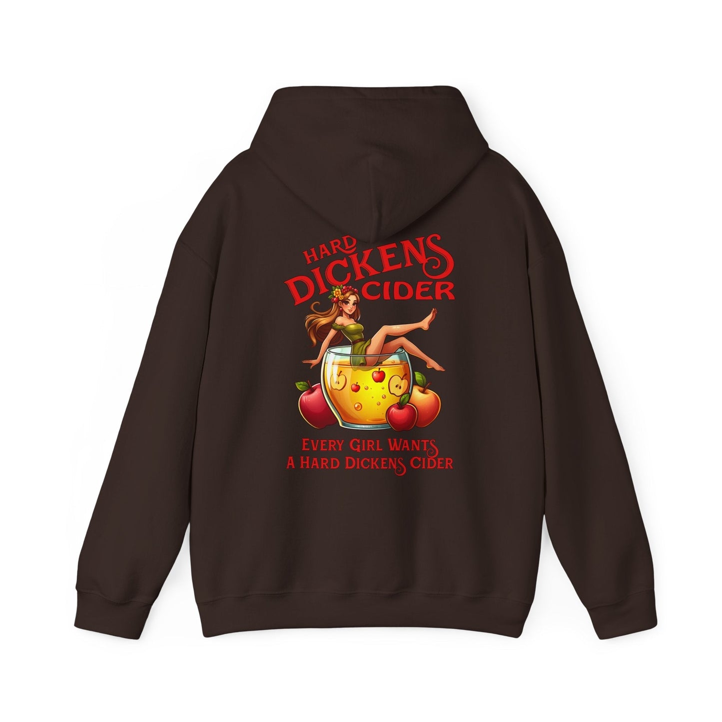 Hard Dickens Cider Front/Back Hooded Sweatshirt The Devil's Pickle