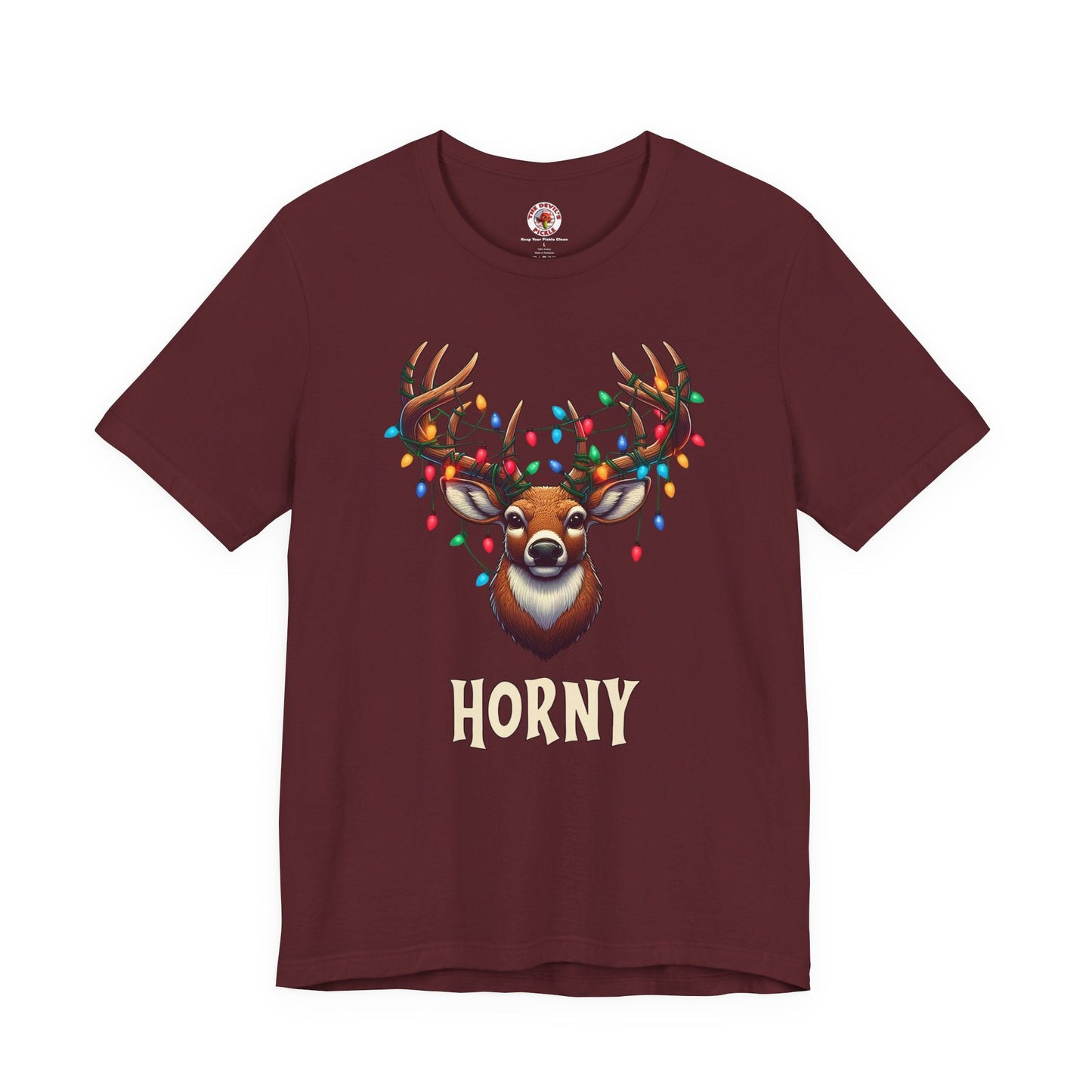 Horny Reindeer T-Shirt The Devil's Pickle