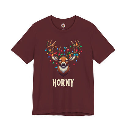 Horny Reindeer T-Shirt The Devil's Pickle