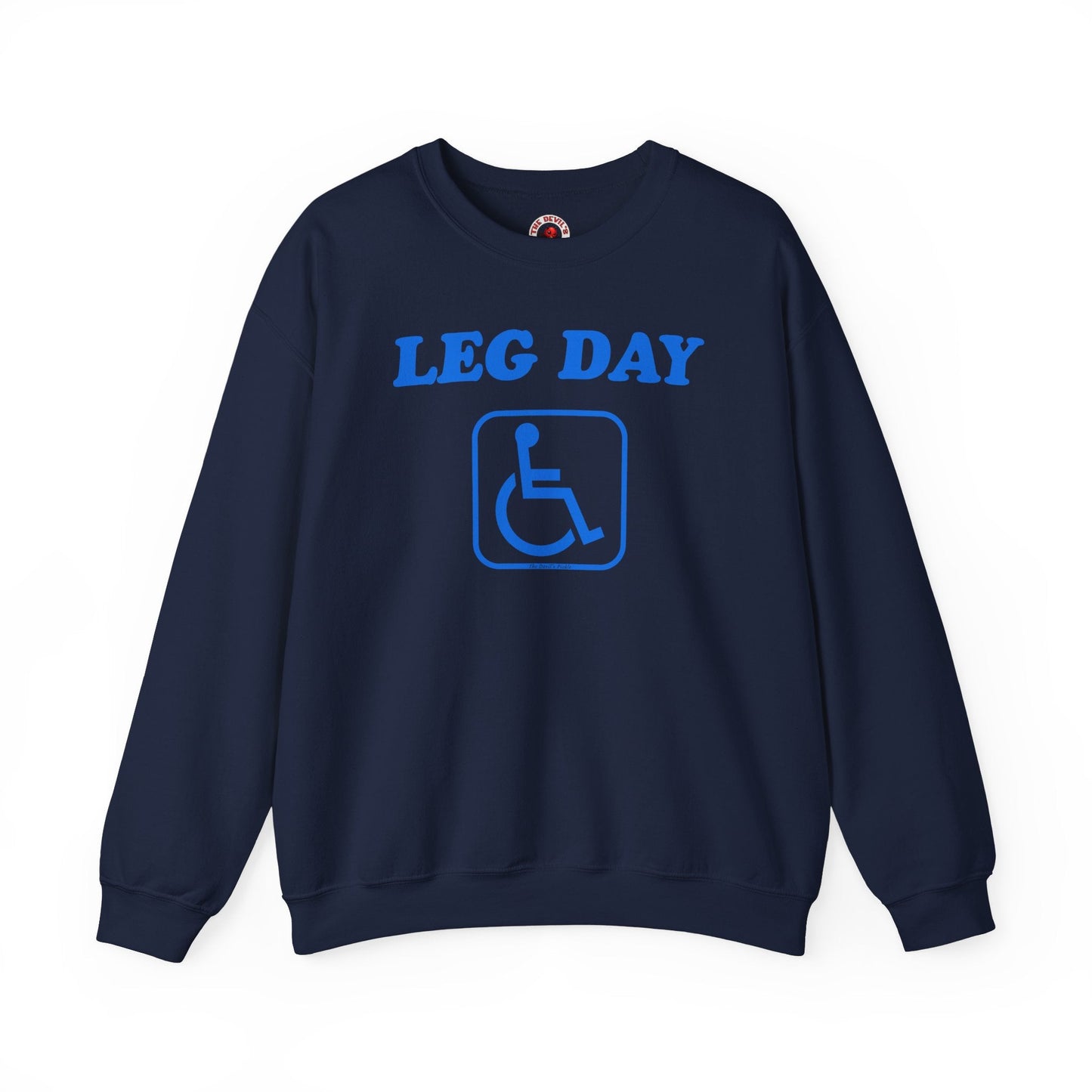 Leg Day Handicap Crewneck Sweatshirt The Devil's Pickle