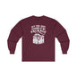 Hey You Quit Staring At My Package Long Sleeve Tee The Devil's Pickle