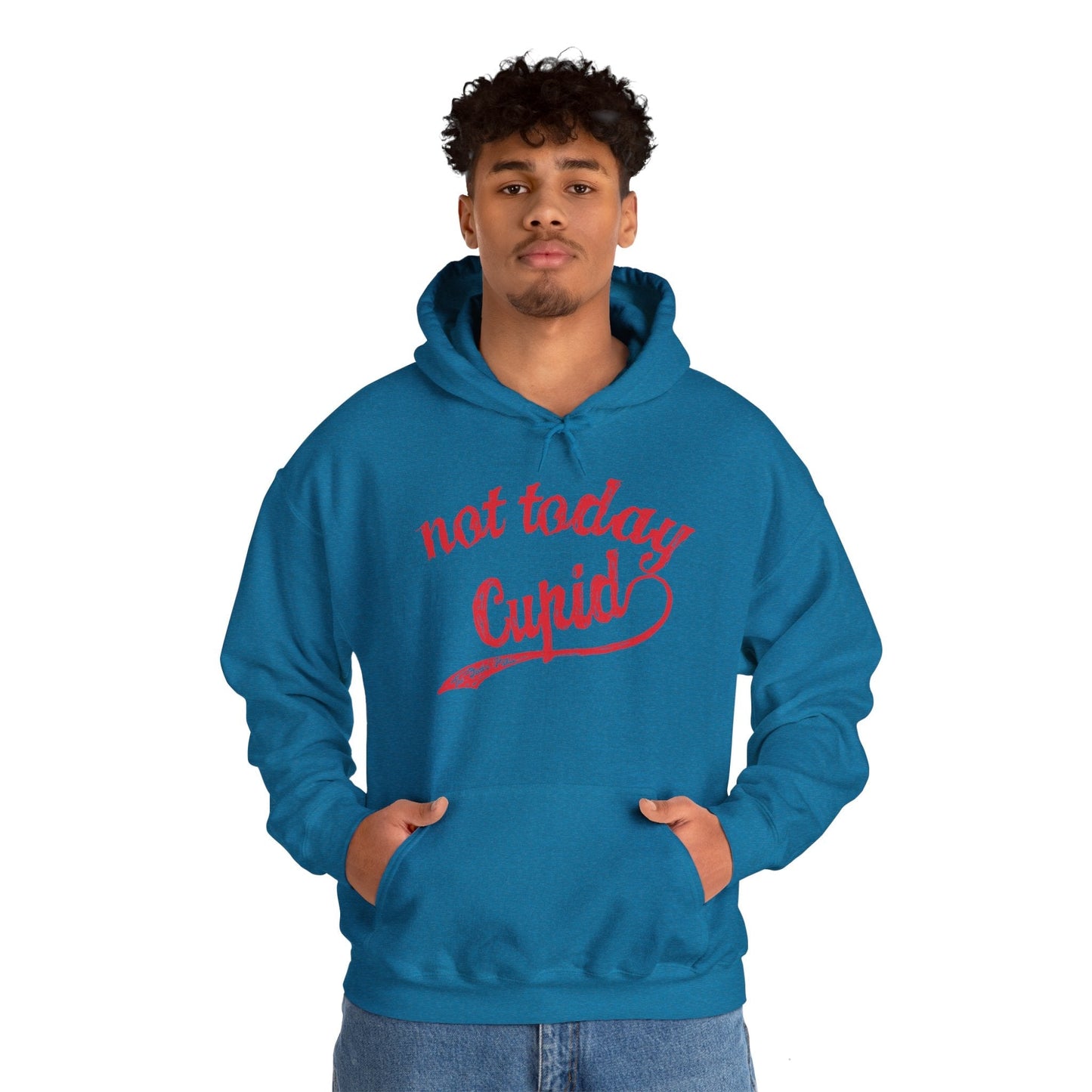 Not Today Cupid Hooded Sweatshirt The Devil's Pickle