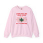 When You Are Dead Inside But It's Christmas Crewneck Sweatshirt The Devil's Pickle