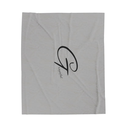 Velveteen Plush Blanket Grayceful LLC