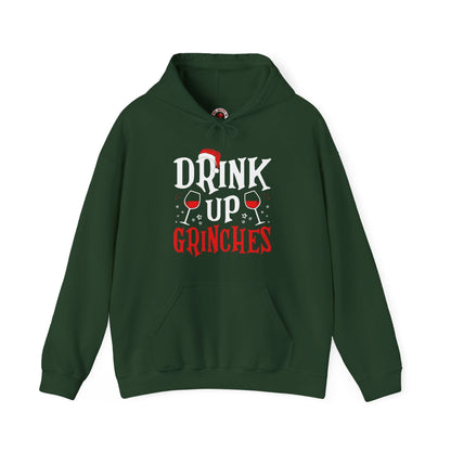 Drink Up Grinches Hooded Sweatshirt The Devil's Pickle