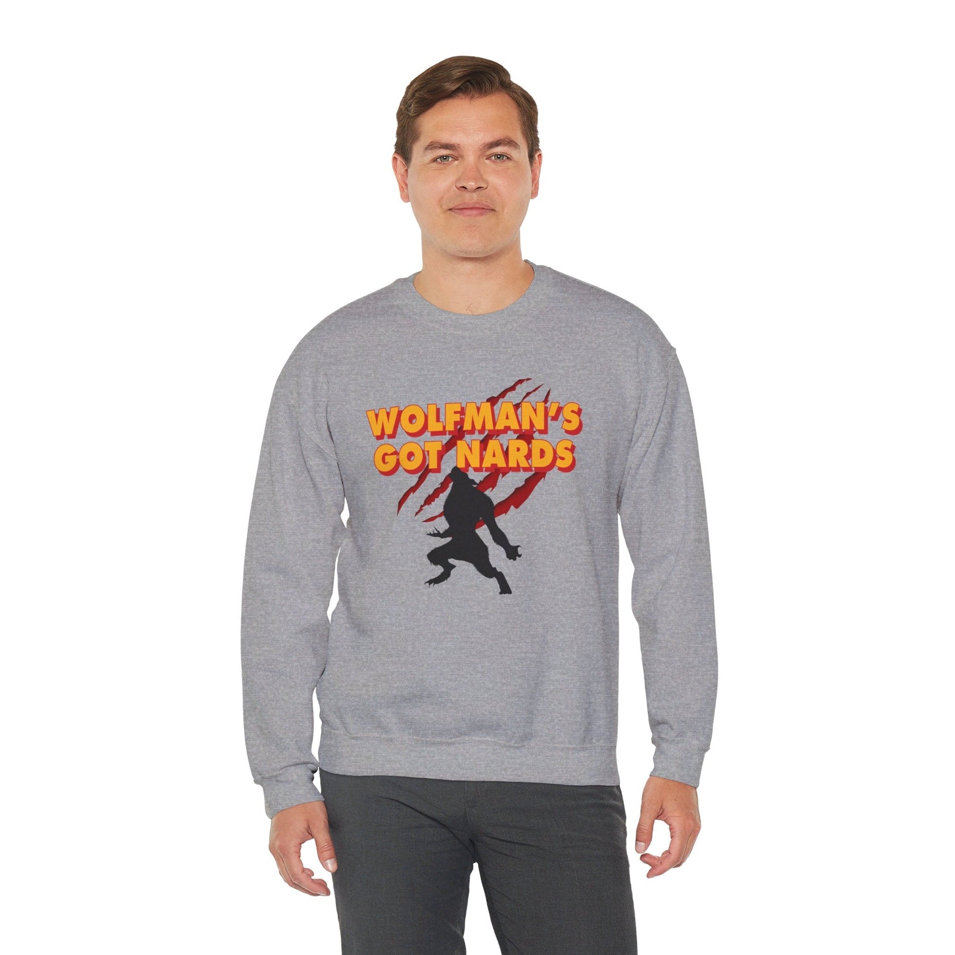 Wolfman's Got Nards Crewneck Sweatshirt The Devil's Pickle