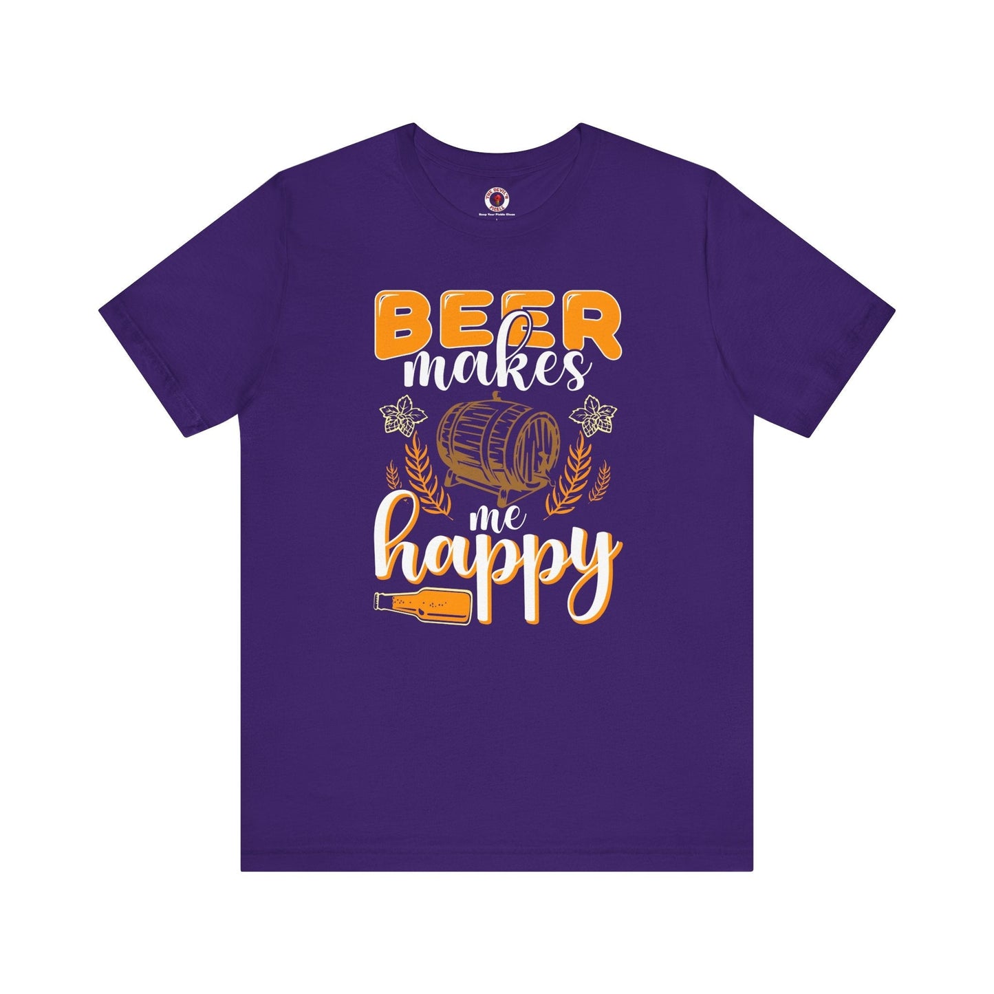 Beer Makes Me Happy T-Shirt The Devil's Pickle