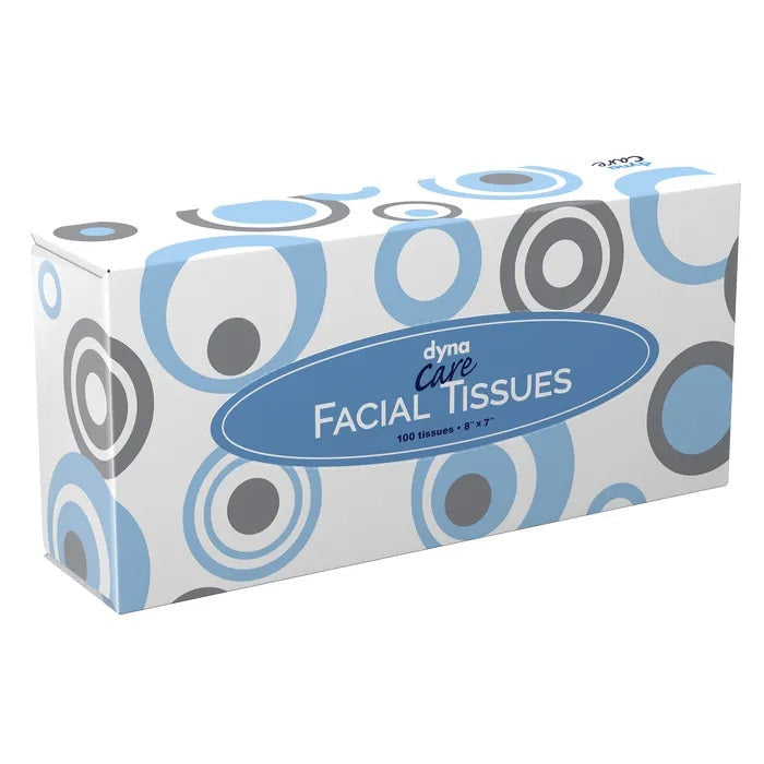 High Quality Facial Tissues, 8" x 7", 100 Per Box quakekits.com