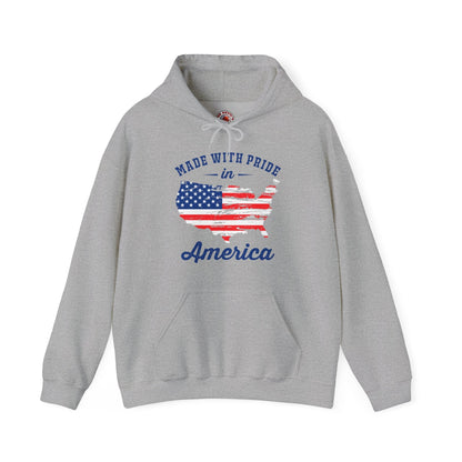 Made With Pride In America Hooded Sweatshirt The Devil's Pickle