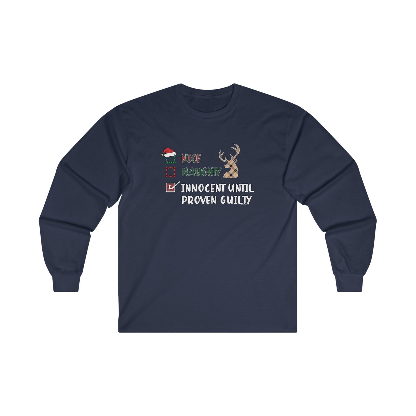 Innocent Until Proven Guilty Long Sleeve Tee The Devil's Pickle