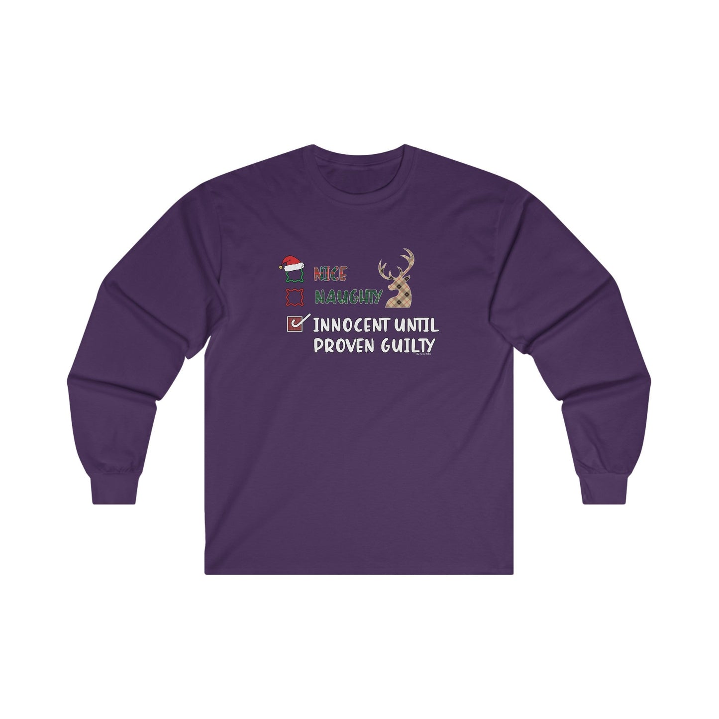 Innocent Until Proven Guilty Long Sleeve Tee The Devil's Pickle