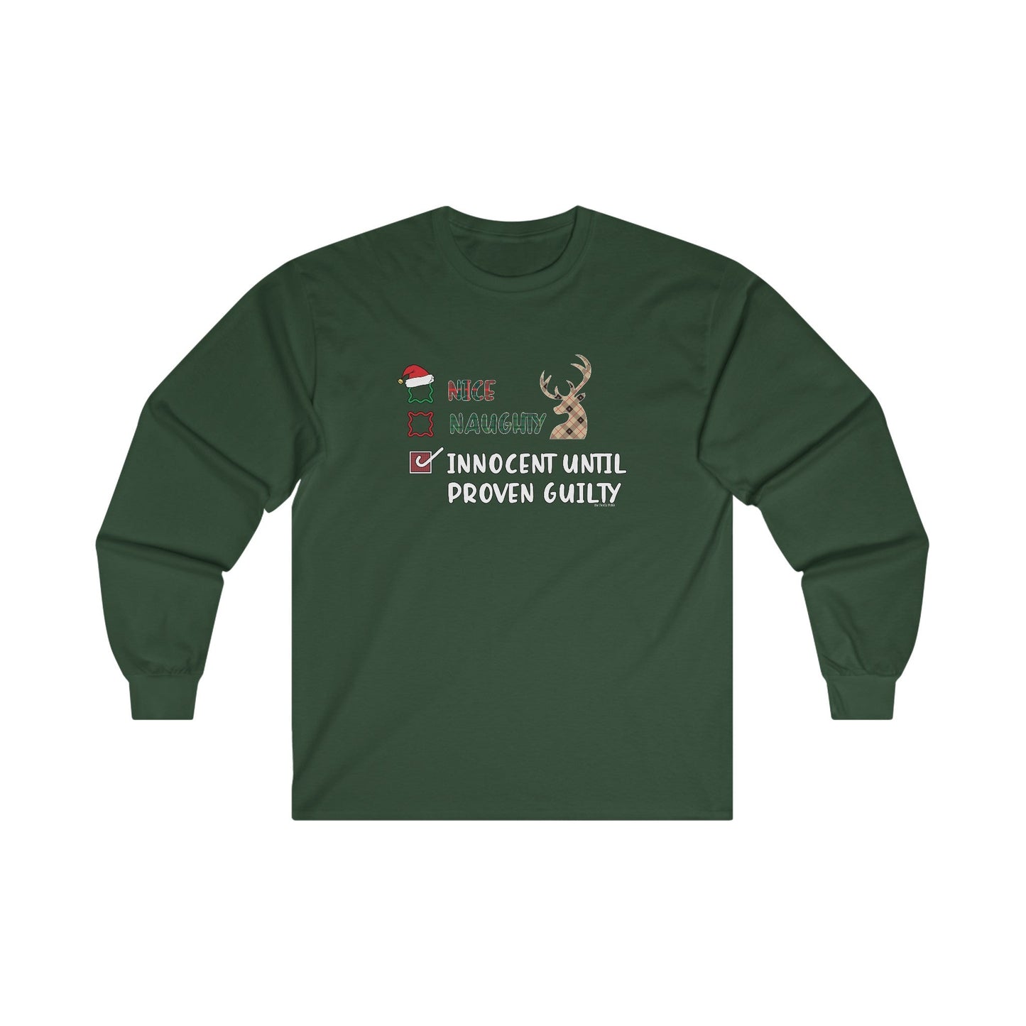 Innocent Until Proven Guilty Long Sleeve Tee The Devil's Pickle