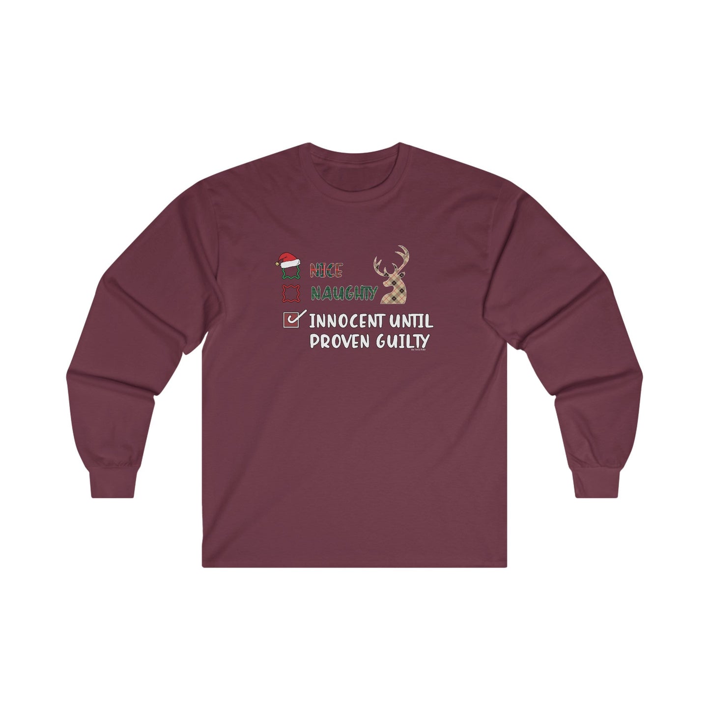 Innocent Until Proven Guilty Long Sleeve Tee The Devil's Pickle
