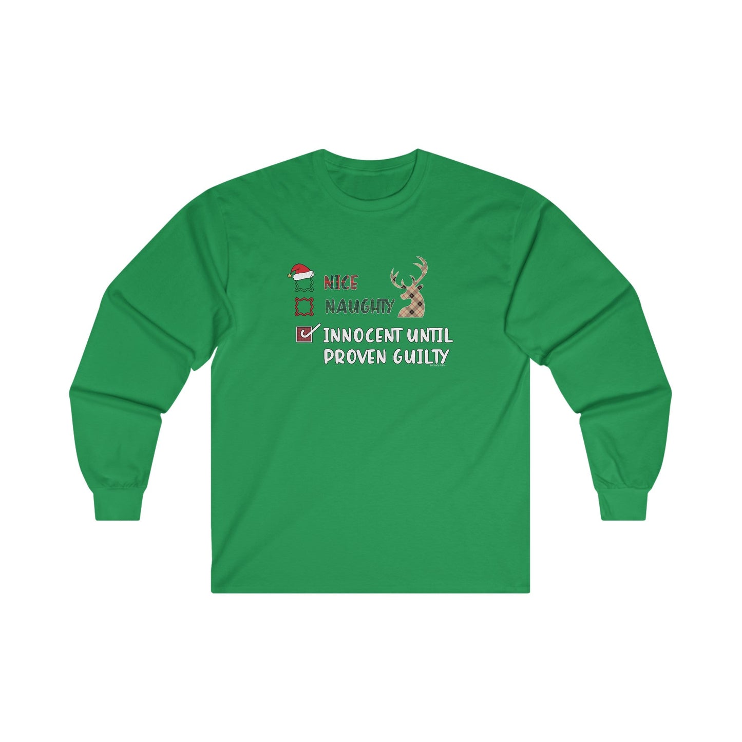 Innocent Until Proven Guilty Long Sleeve Tee The Devil's Pickle