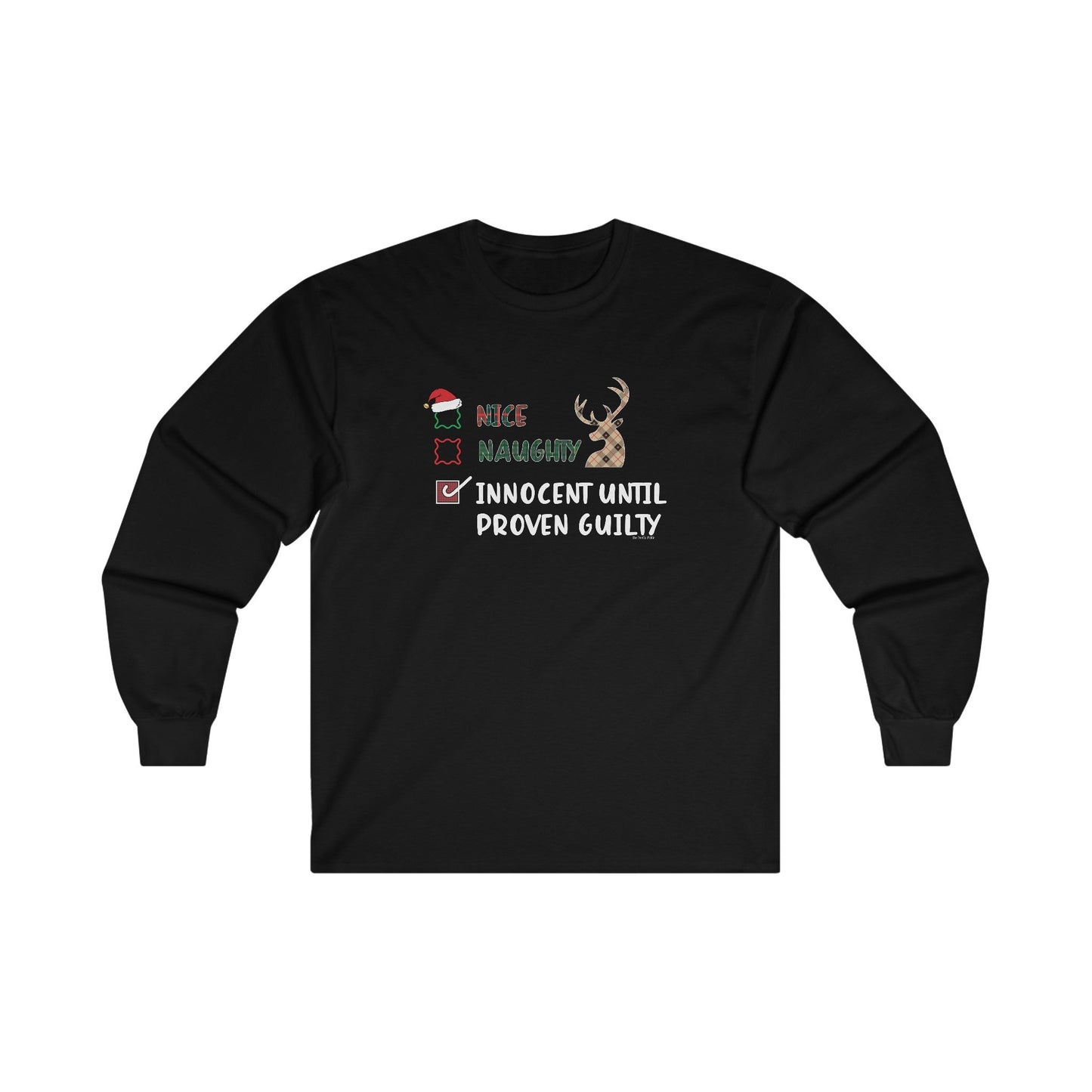 Innocent Until Proven Guilty Long Sleeve Tee The Devil's Pickle