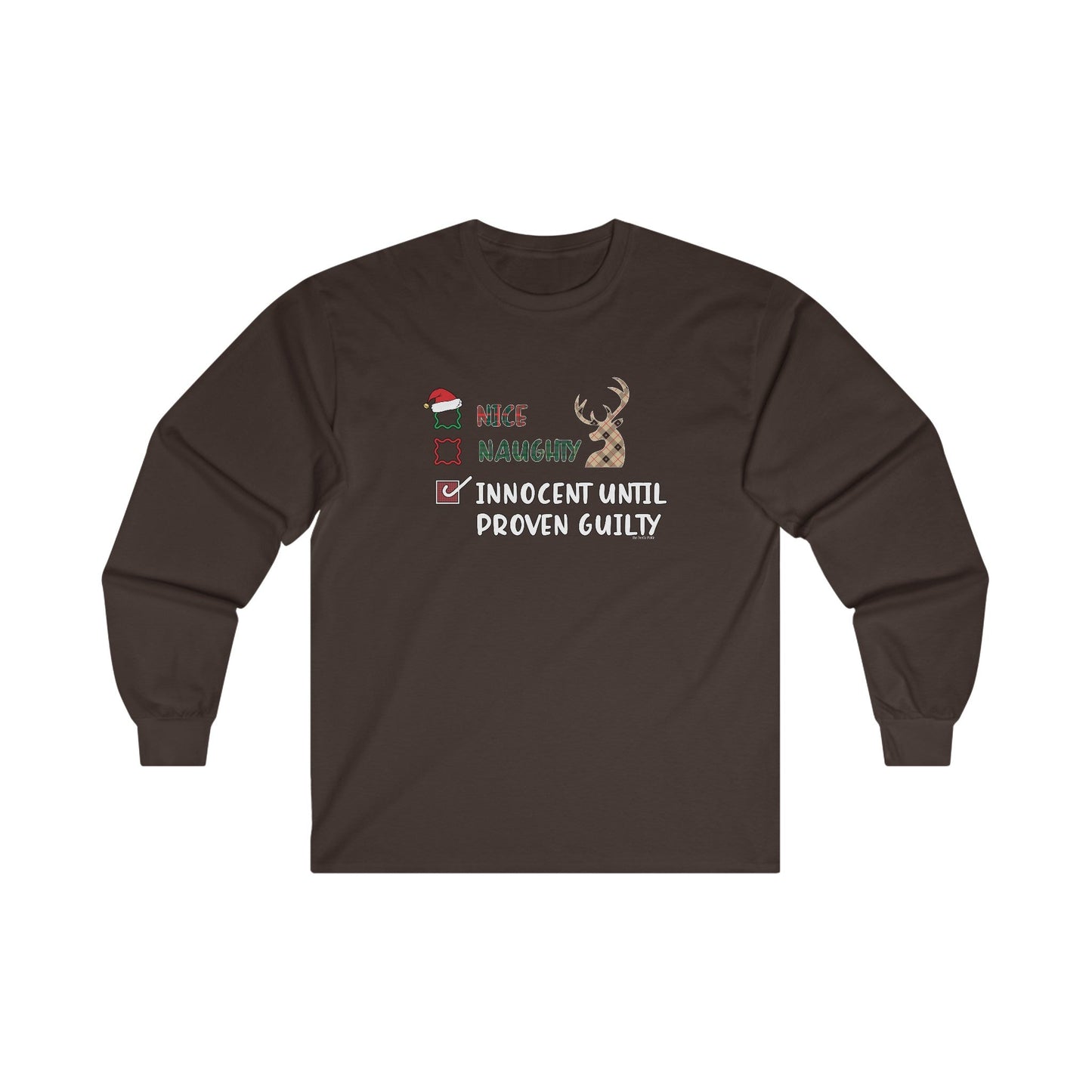 Innocent Until Proven Guilty Long Sleeve Tee The Devil's Pickle