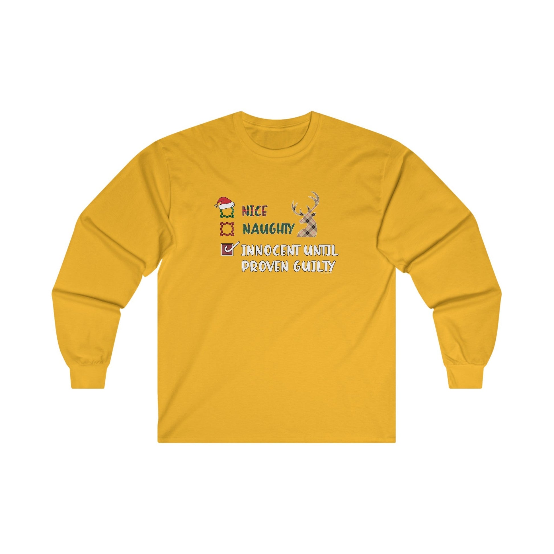 Innocent Until Proven Guilty Long Sleeve Tee The Devil's Pickle