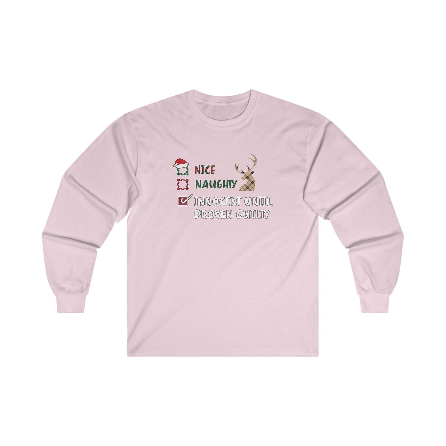 Innocent Until Proven Guilty Long Sleeve Tee The Devil's Pickle